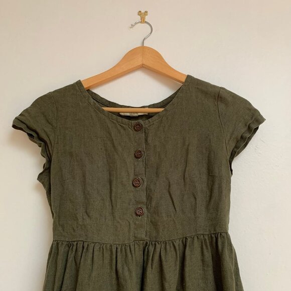 Handmade Linen Dress - Picture 2 of 9